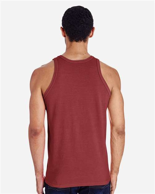 ComfortWash by Hanes GDH300 Cayenne — on model back