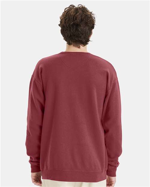 ComfortWash by Hanes GDH400 Cayenne — on model back