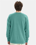 ComfortWash by Hanes GDH400 Spanish Moss — on model back