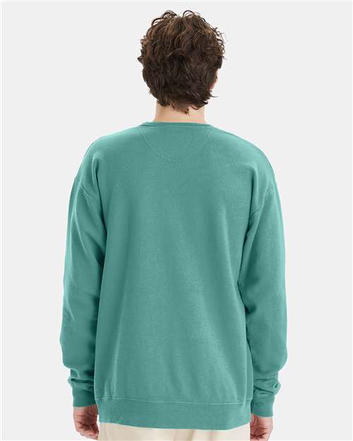 ComfortWash by Hanes GDH400 Spanish Moss — on model back