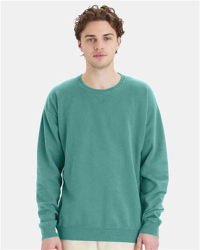 ComfortWash by Hanes GDH400 Spanish Moss — on model front