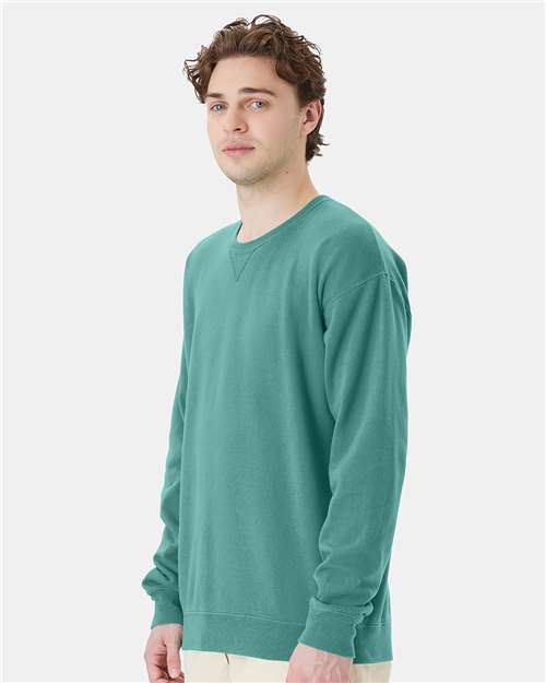ComfortWash by Hanes GDH400 Spanish Moss — on model side