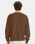Hanes P160 Army Brown — on model back