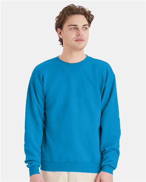 Hanes P160 Teal — on model front