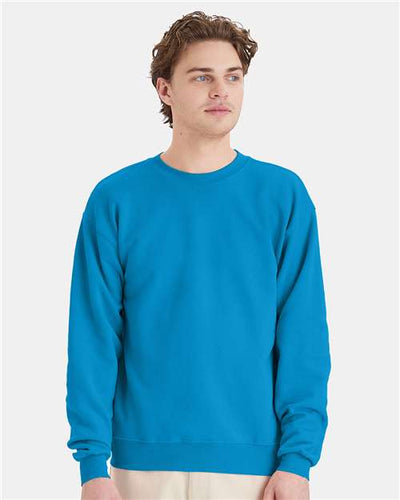 Hanes P160 Teal — on model front