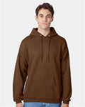 Hanes P170 Army Brown — on model front
