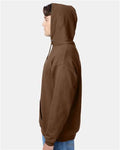 Hanes P170 Army Brown — on model side
