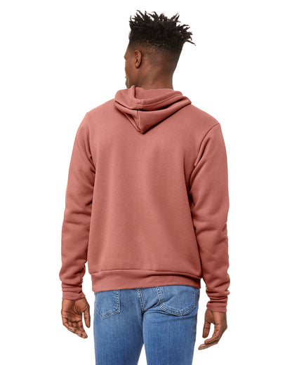 Unisex Sponge Fleece Pullover Hoodie - Mauve