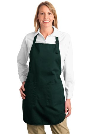 Full-Length Apron with Pockets - Hunter