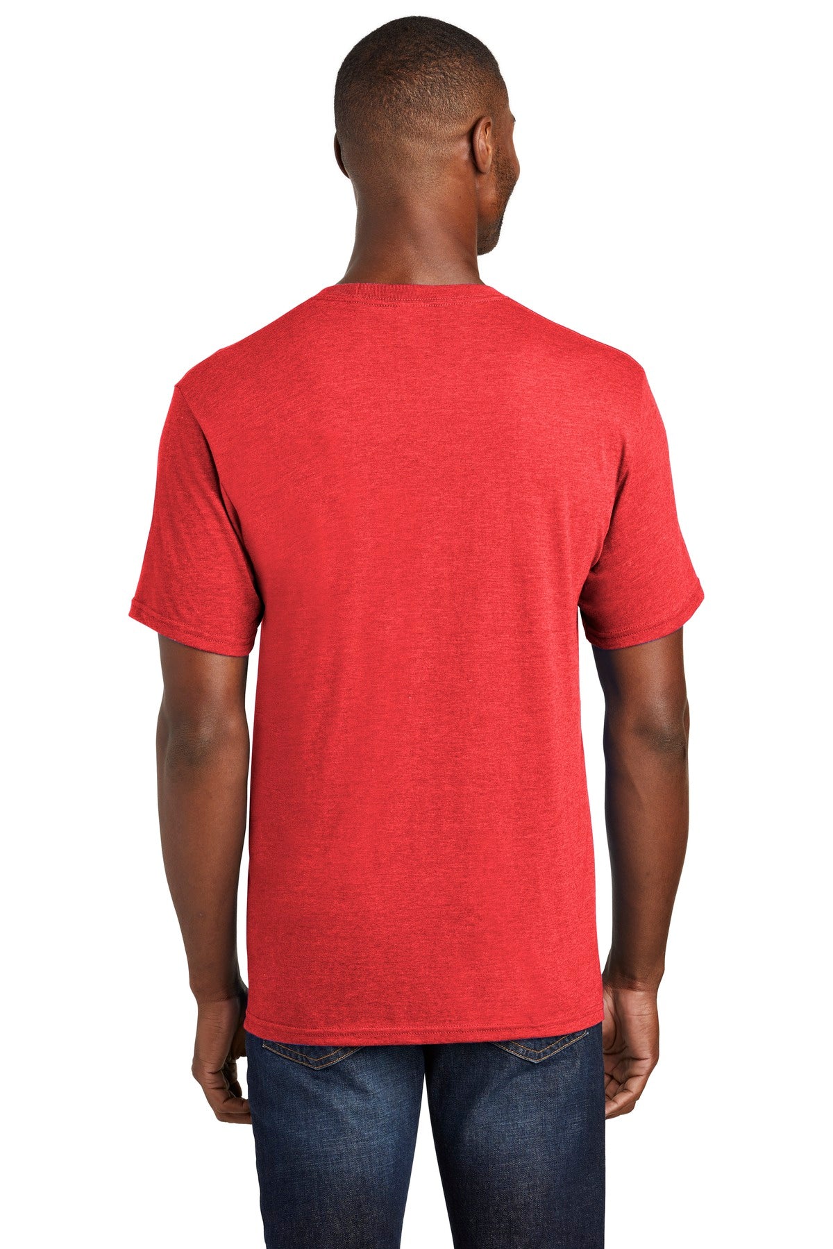 Unisex Fan Favorite Blend Tee - Bright Red Heather