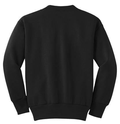 Youth Core Fleece Crewneck Sweatshirt - Jet Black