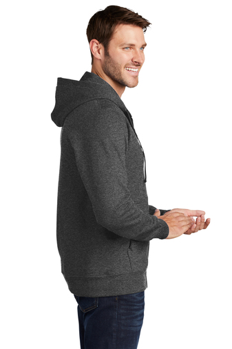 Unisex Fan Favorite Fleece Full-Zip Hoodie - Dark Heather Gray