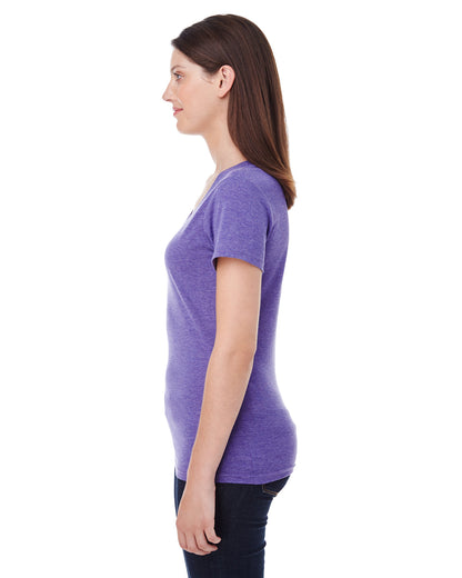 Women's Featherweight V-Neck T-Shirt - Heather Purple