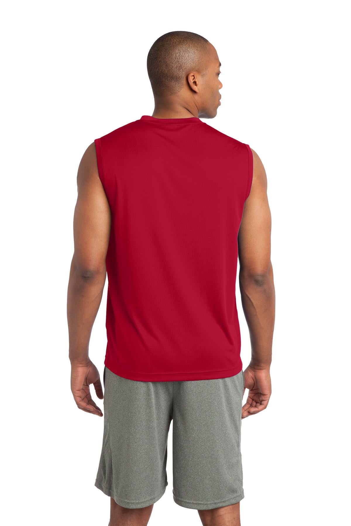 Men's Sleeveless PosiCharge Competitor Tee - True Red