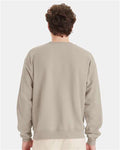 Hanes P160 Sand — on model back