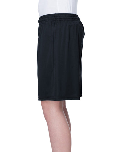 Youth Cooling Performance Polyester Short - Black