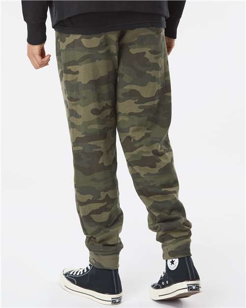 Independent Trading Co. IND20PNT Forest Camo — on model back