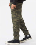 Independent Trading Co. IND20PNT Forest Camo — on model side