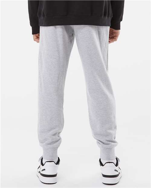 Independent Trading Co. IND20PNT Grey Heather — on model back