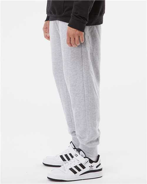 Independent Trading Co. IND20PNT Grey Heather — on model side