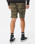 Independent Trading Co. IND20SRT Forest Camo — on model back