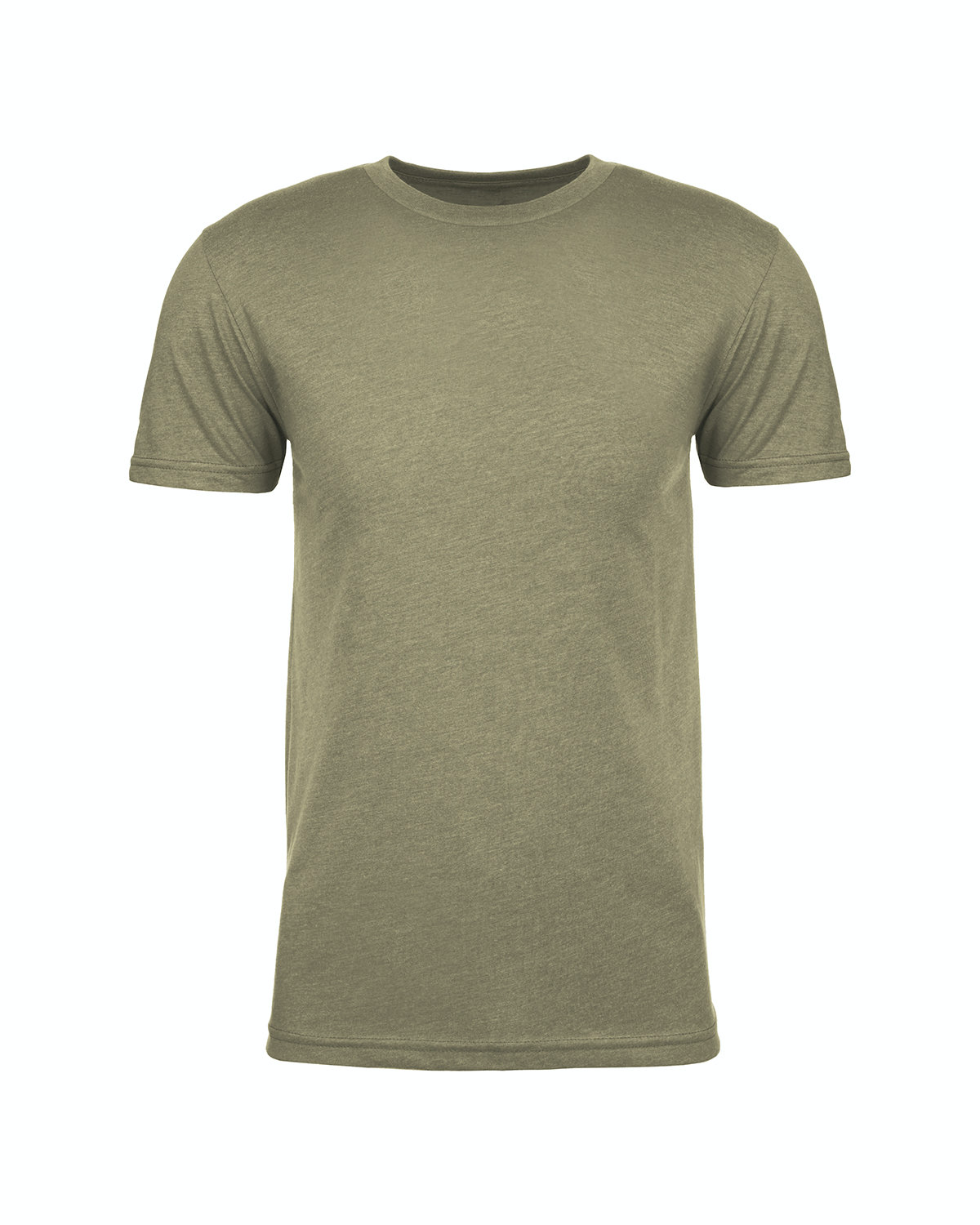 Unisex CVC Crewneck T-Shirt - Light Olive
