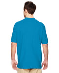 Unisex Premium Cotton®  Double Piqué Polo - Sapphire