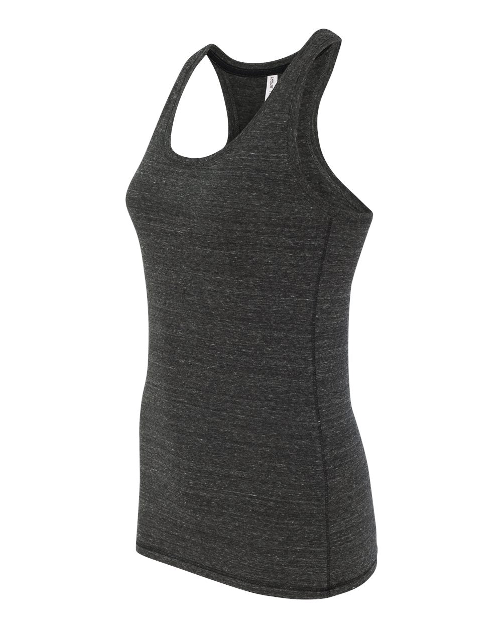 Women's Triblend Racerback Tank - Charcoal Heather Triblend