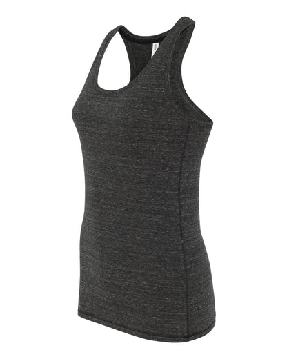 Women's Triblend Racerback Tank - Charcoal Heather Triblend