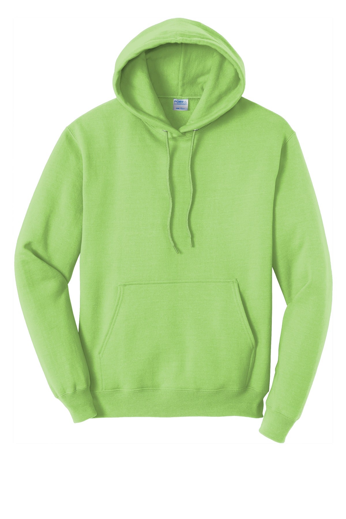 Unisex Core Fleece Pullover Hoodie - Lime