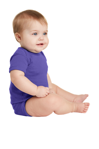 Infant Baby Rib Bodysuit - Purple