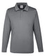 Team 365 TT51L - Men's Zone Performance Long Sleeve Polo - Sport Graphite