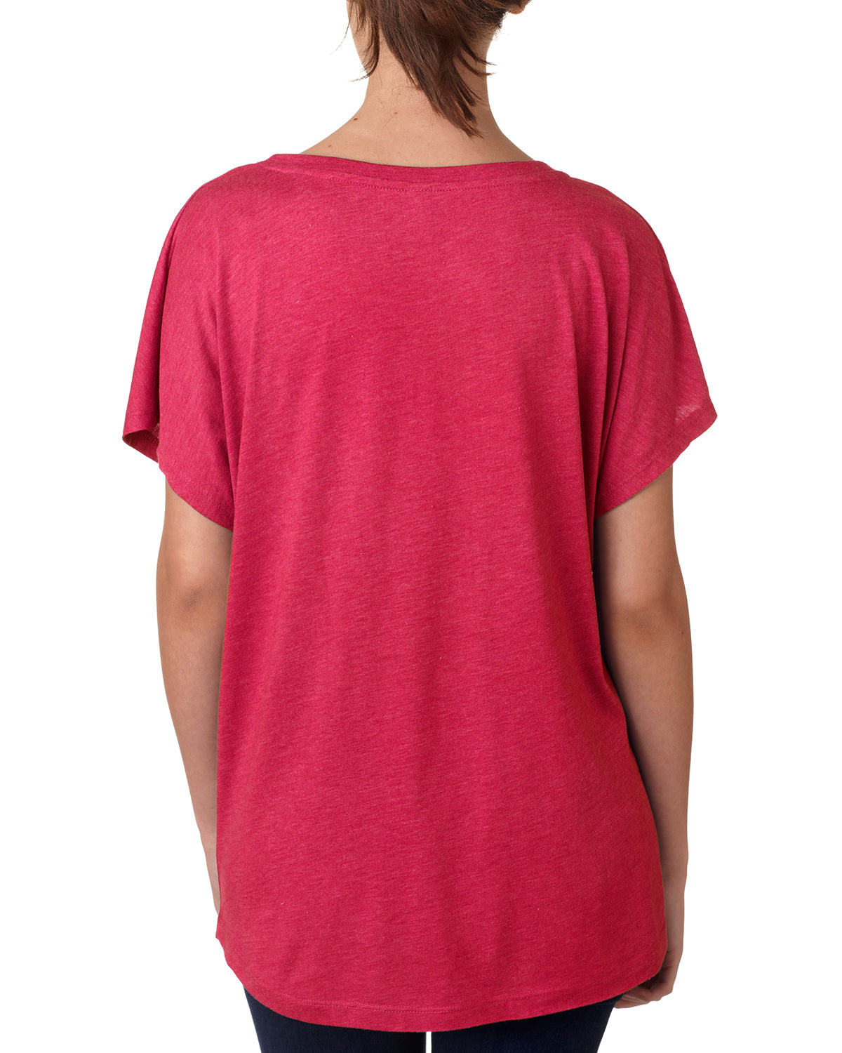 Women's Triblend Dolman - Vintage Shocking Pink