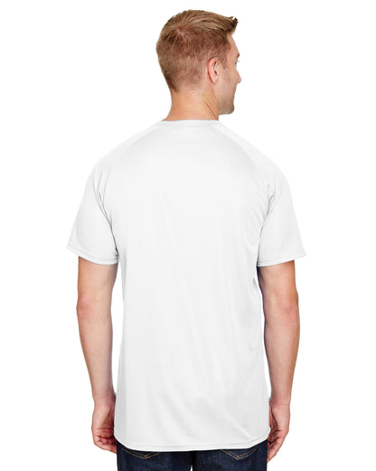 Unisex Attain 2-Button Baseball Jersey - White