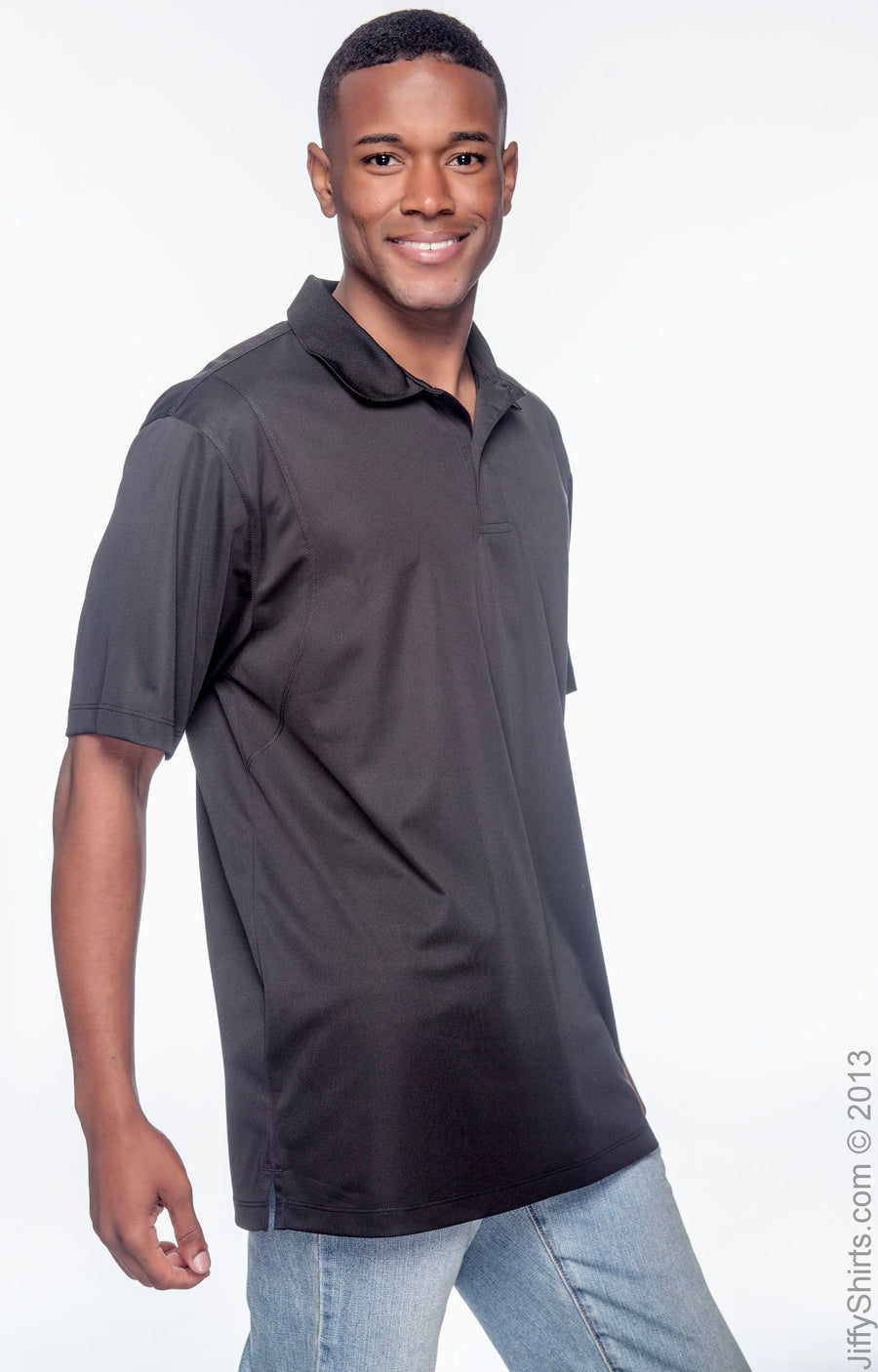 Men's Micro-Piqué Polo - Black