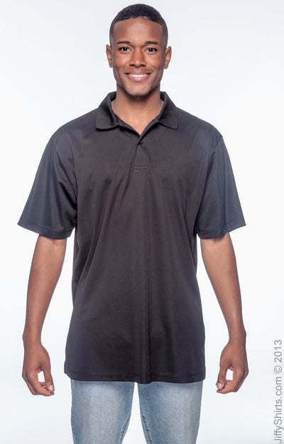 Men's Micro-Piqué Polo - Black