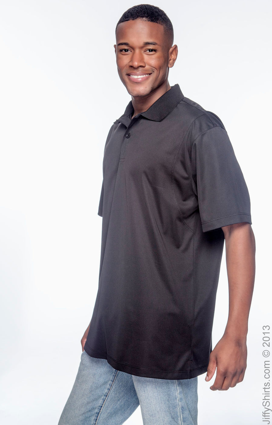 Men's Micro-Piqué Polo - Black