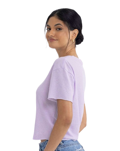 Women's Festival Cali Crop T-Shirt - Lavender