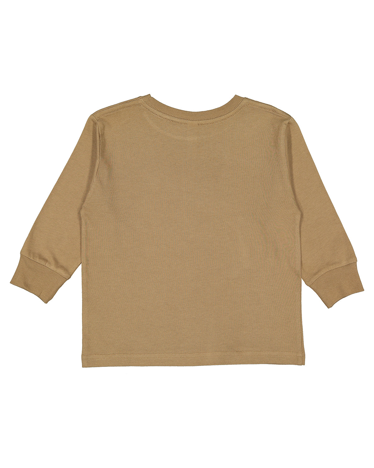 Toddler Long-Sleeve Fine Jersey T-Shirt - Coyote Brown