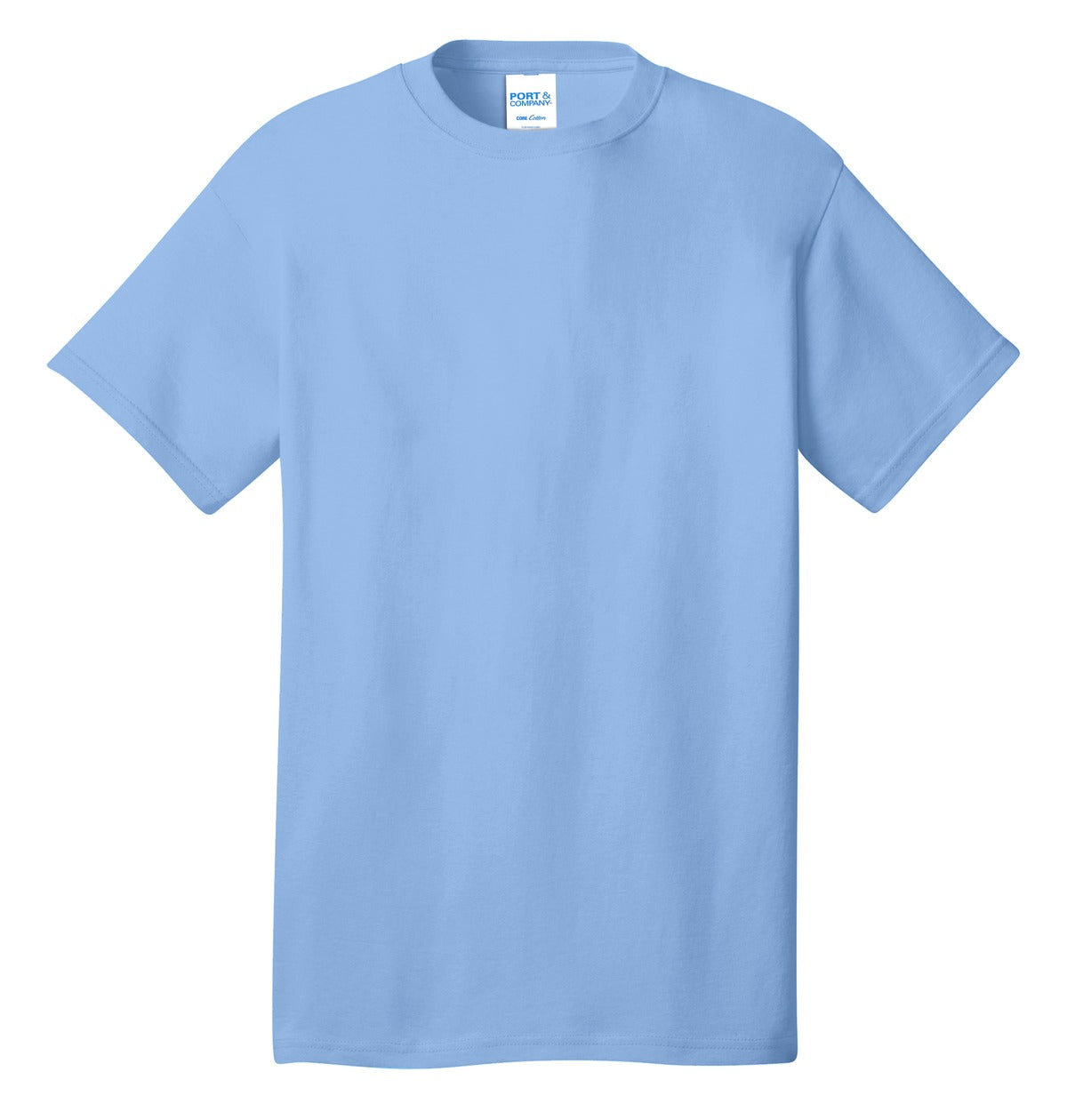 Unisex Core Cotton Tee - Light Blue