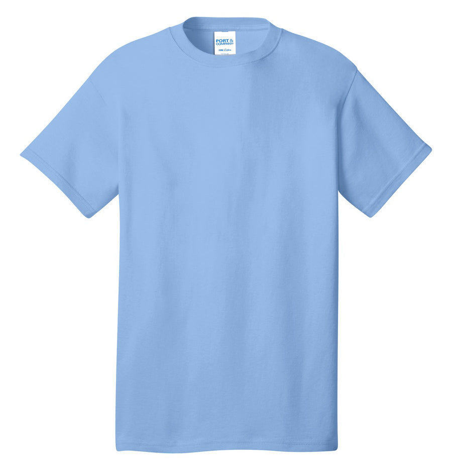 Unisex Core Cotton Tee - Light Blue
