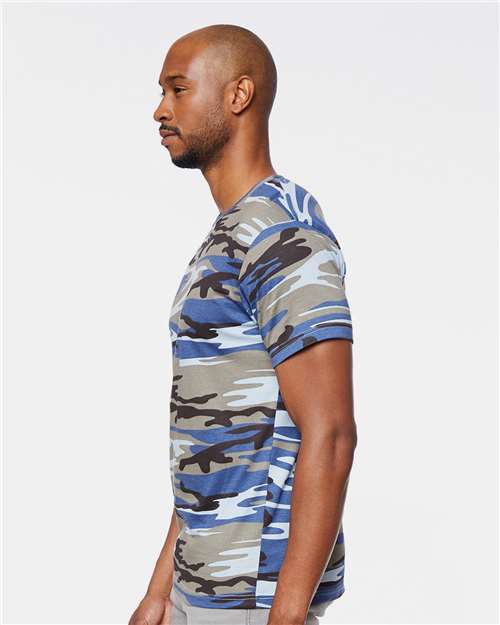 Code Five 3907 Blue Woodland — on model side