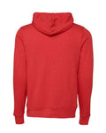 BELLA + CANVAS 3719 Heather Red — back