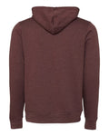 BELLA + CANVAS 3719 Heather Maroon — back