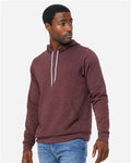 BELLA + CANVAS 3719 Heather Maroon — on model side