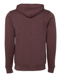 BELLA + CANVAS 3739 Heather Maroon — back