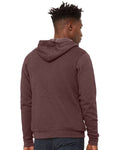 BELLA + CANVAS 3739 Heather Maroon — on model back