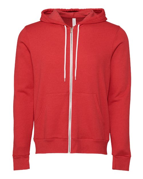 BELLA + CANVAS 3739 Heather Red — front