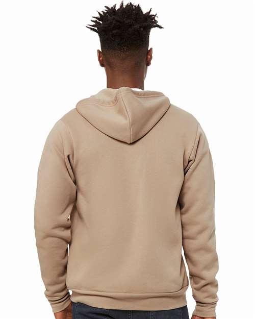BELLA + CANVAS 3739 Tan — on model back