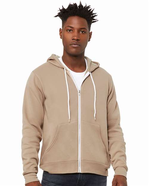 BELLA + CANVAS 3739 Tan — on model front